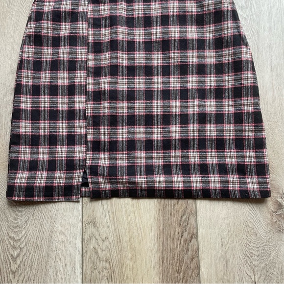 Pink & Black Plaid Dress - Picture 3 of 3